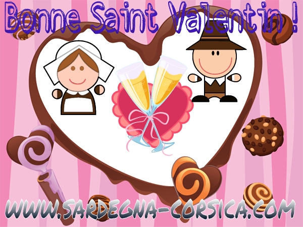 Bonne Saint Valentin ! per la festa degli amorosi.. ( in Francese ).